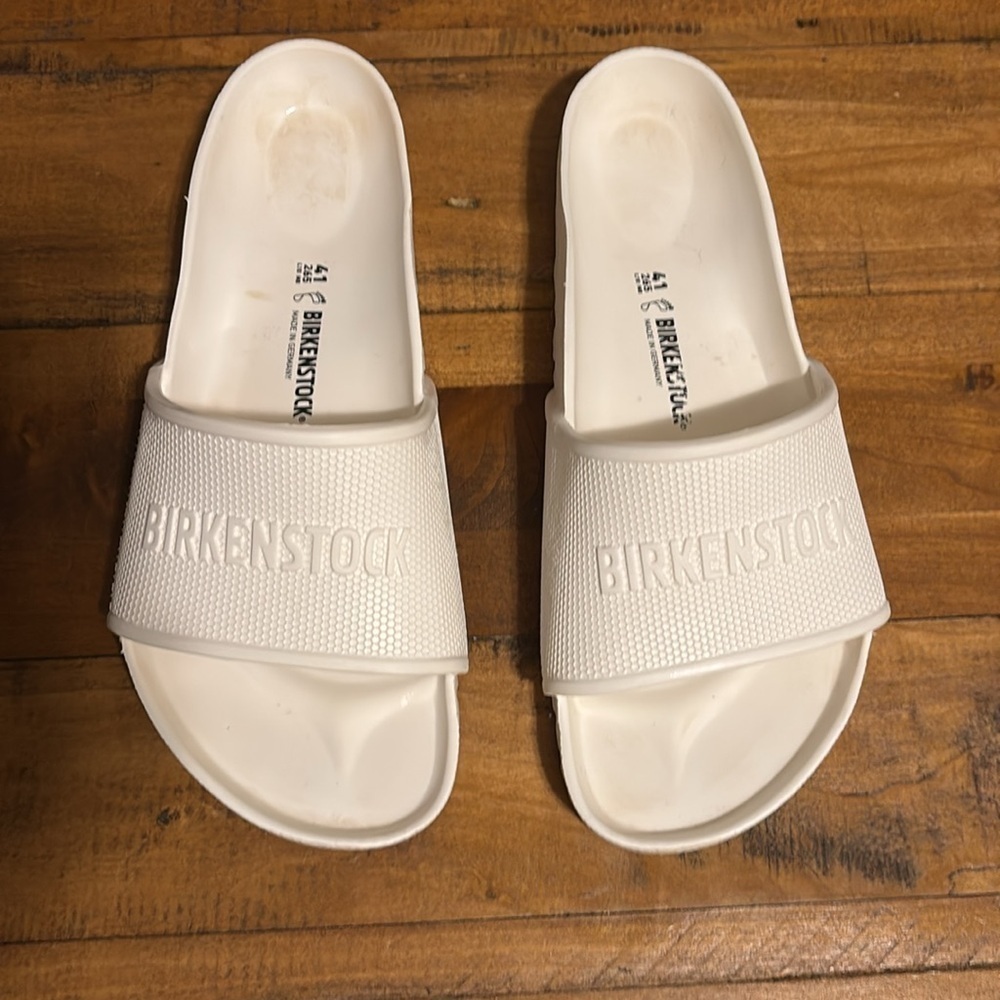 Birkenstock Barbados Essentials Slide Sandal white size 42 - Picture 2 of 7